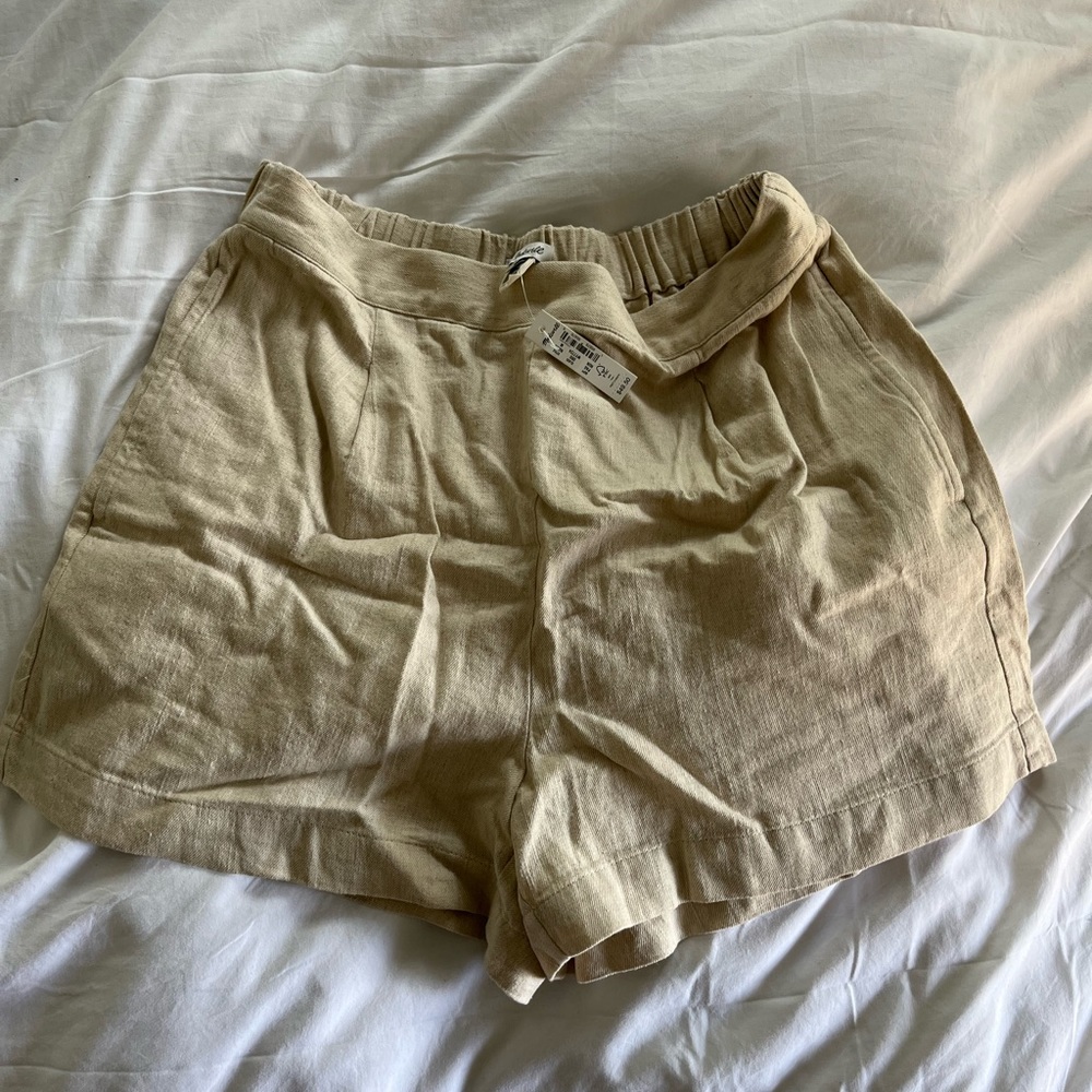 Madewell linen shorts new with tags size M